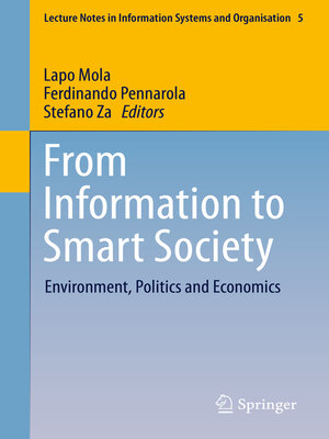 cover image of From Information to Smart Society